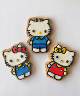 ＜micarina＞【受注商品】１０月下旬以降お届け　サンリオキャラクター　アイシングクッキーセットＡ（ハローキティ、ミミィ、ディアダニエル）