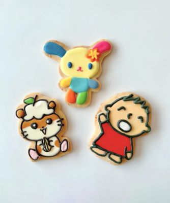 ＜micarina＞【受注商品】１０月下旬以降お届け　サンリオキャラクター　アイシングクッキーセットＢ（みんなのたあ坊、ウサハナ、コロコロクリリン）
