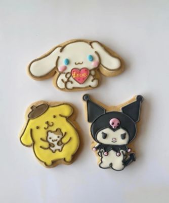 ＜micarina＞【受注商品】１０月下旬以降お届け　サンリオキャラクター　アイシングクッキーセットＤ（クロミ、シナモロール、ポムポムプリン）