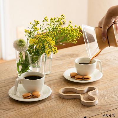 ＜ｍａｊａｍｏｏ＞白樺のポットスタンド　ナチュラル
