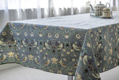 ＜AXEL JAPAN＞＜ノスディル＞ウィリアムモリス　いちご泥棒　撥水テーブルクロス