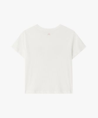【新品未使用】é big ribbon tops（2color）white♡ TWIN RIBBON T－SHIRTS WHITE | GBH