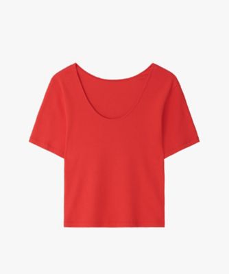 SCOOP NECK TOP RED | GBH/ジービーエイチ