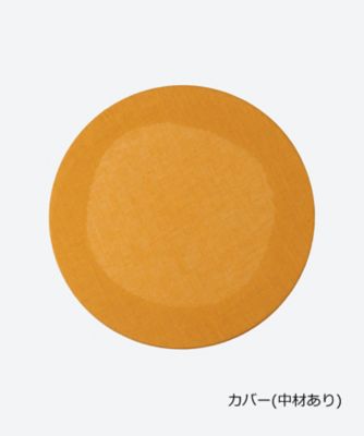 ＜AXEL JAPAN＞＜ＡＸ　Ｌｉｎｅｎ＞円形ランチョンマット（マスタード）