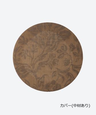 ＜AXEL JAPAN＞＜ＡＸ　Ｌｉｎｅｎ＞円形ランチョンマット（ブラウン）