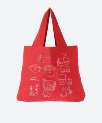 グリーンショップ＞花森安治 エコバッグ レッド | AXEL JAPAN/アクセル