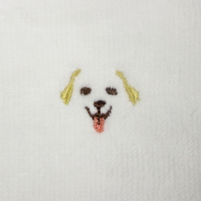＜ハイドロ銀チタン＞刺繍入りガーゼマスク　ふつうサイズ（１枚入）