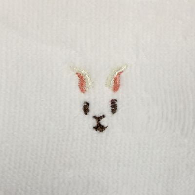 ＜ハイドロ銀チタン＞刺繍入りガーゼマスク　ふつうサイズ（１枚入）