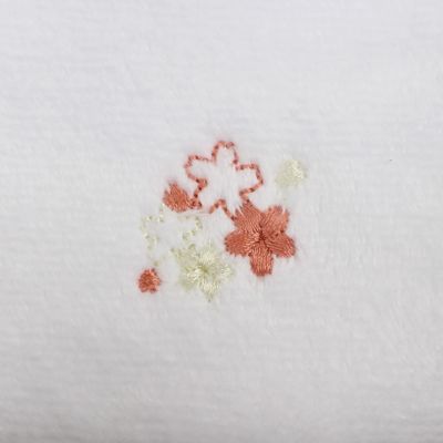 ＜ハイドロ銀チタン＞刺繍入りガーゼマスク　ふつうサイズ（１枚入）