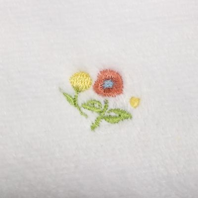 ＜ハイドロ銀チタン＞刺繍入りガーゼマスク　ふつうサイズ（１枚入）