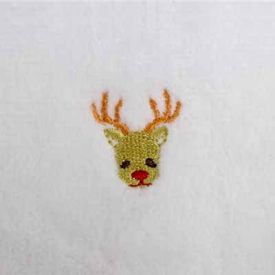 ＜ハイドロ銀チタン＞刺繍入りガーゼマスク　ふつうサイズ（１枚入）