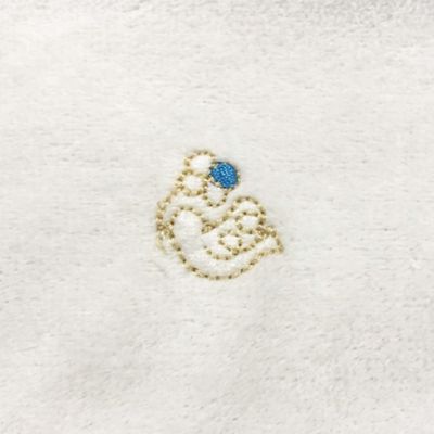 ＜ハイドロ銀チタン＞刺繍入りガーゼマスク　ふつうサイズ（１枚入）