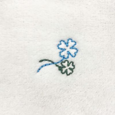 ＜ハイドロ銀チタン＞刺繍入りガーゼマスク　ふつうサイズ（１枚入）