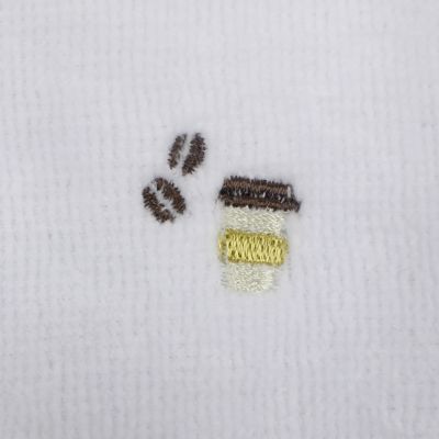 ＜ハイドロ銀チタン＞刺繍入りガーゼマスク　ふつうサイズ（１枚入）