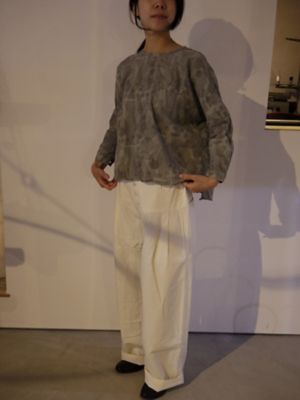 ＜yatra＞ＮＲ２００７　２タックワイドパンツ　ＩＶＯＲＹ