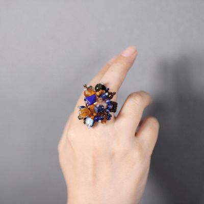 Ｉ－１７　アクセサリーキット　ミルフルールリング　Ｓｕｎｓｅｔ