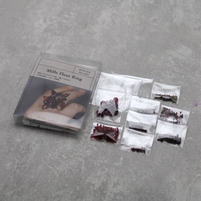 Ｉ－１９　アクセサリーキット　ミルフルールリング　Ｂｅｒｒｙ