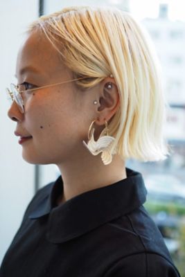 ＪＯＹ　“ＬＩＴＴＬＥ　ＢＩＲＤ“　ピアス・アイボリー