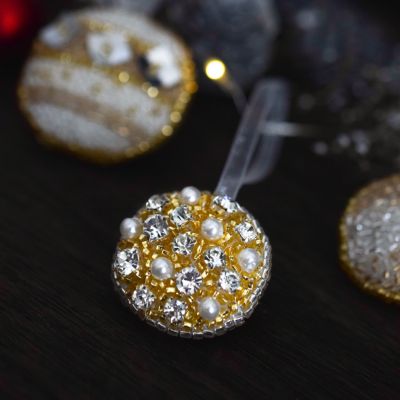 刺繍キット「クリスマスオーナメント　”Ｎｏёｌ”」