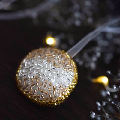 刺繍キット「クリスマスオーナメント　”Ｎｏёｌ”」