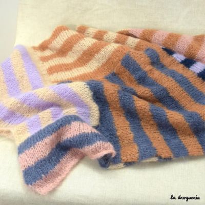 編み物キット「ブランケット　Ｒａｙｕｒｅｓ　ｄ’ｈｉｖｅｒ」