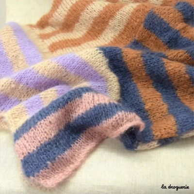 編み物キット「ブランケット　Ｒａｙｕｒｅｓ　ｄ’ｈｉｖｅｒ」