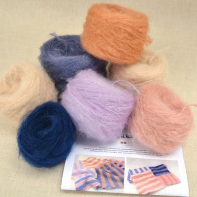 編み物キット「ブランケット　Ｒａｙｕｒｅｓ　ｄ’ｈｉｖｅｒ」