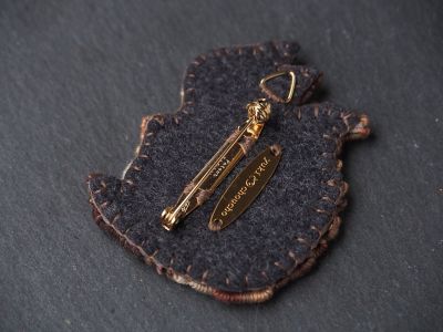 【キジ】ビーズ刺繍ブローチバッグチャーム 99ef4cb5f23c99d53fd6761007ea09