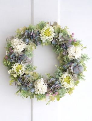 Honey Garden/ハニーガーデン 【ワークショップ予約／伊勢丹新宿店】涼しげな紫陽花とスカビオサのリースワークショップ６月６日（金）午前１１時～午後２時
