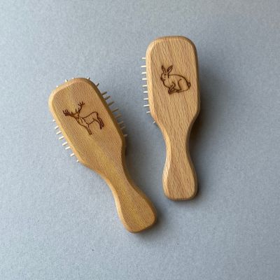 KOST KAMM ビーチウッド ウッドピン ミニ ヘアブラシ