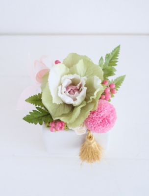 ＜Honey Garden＞葉牡丹のプリザーブドフラワーアレンジメント