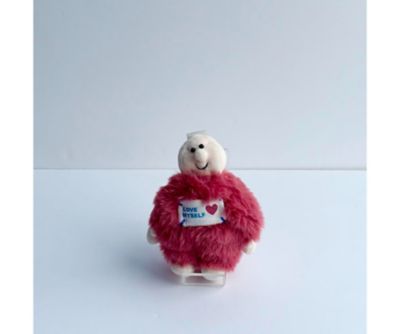 ネバ―ライアーキーホルダー 『LOVE MYSELF』 ピンク