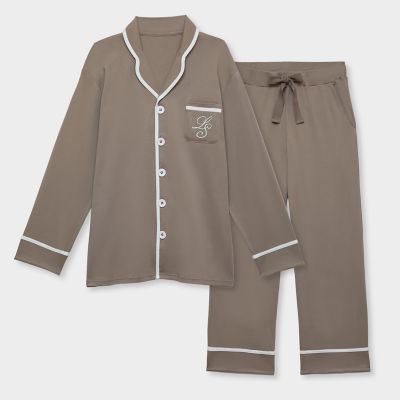 ＜LOB SALTZMAN＞３３０　男女兼用パジャマ　グレージュ