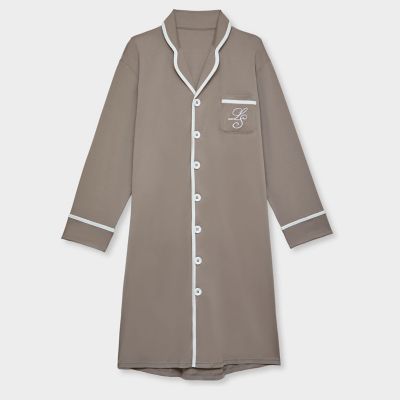 ＜LOB SALTZMAN＞３３０　ドレスパジャマ　グレージュ