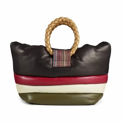 ＜andu amet＞シープスキン　ハンドバッグ　Ｈｕｇ　Ｈｕｇ＿Ｂｌｏｏｍ