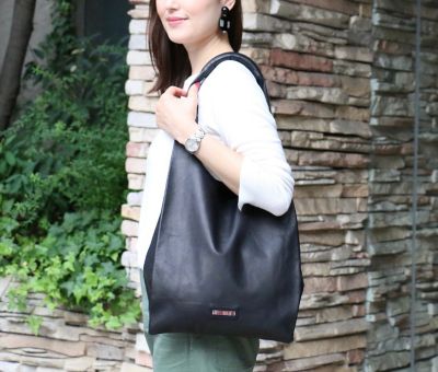 シープスキン トートバッグ Airy＿Nile Black | andu