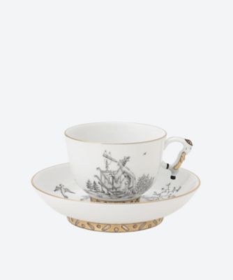 ＜Herend＞【受注生産】チャームオリエンタル　ラージカップ＆ソーサー（パターン１）【２０２７年１月下旬以降お届け】