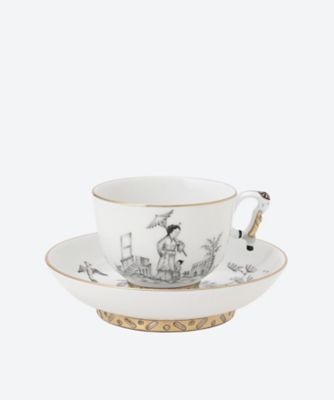 ＜Herend＞【受注生産】チャームオリエンタル　ラージカップ＆ソーサー（パターン３）【２０２７年１月下旬以降お届け】