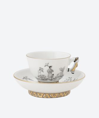 ＜Herend＞【受注生産】チャームオリエンタル　スモールカップ＆ソーサー（パターン３）【２０２７年１月下旬以降お届け】