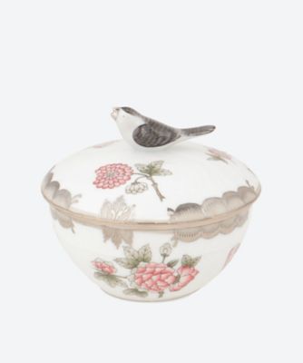 ＜Herend＞【受注生産】ヴィクトリア・プラチナ　カバードボールトリ　【２０２７年１月下旬以降お届け】