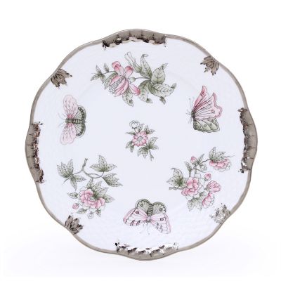 ＜Herend＞【受注生産】ヴィクトリア・プラチナ　デザートプレート　【２０２７年１月下旬以降お届け】