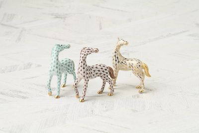 ヘレンド HEREND 干支 フィギュリン　馬 2002 HEREND ヘレンド 2002年干支の置物 イヤーフィギュリン 午 馬