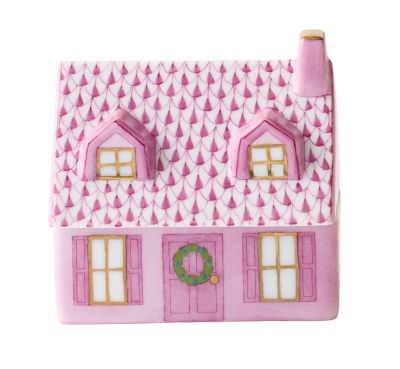 ＜Herend＞スイートホームボックス（ピンク）