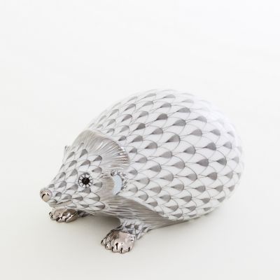 ＜Herend＞【受注生産】ワンダーパーク（グレー・プラチナ　）ハリネズミ　【２０２７年１月下旬以降お届け】