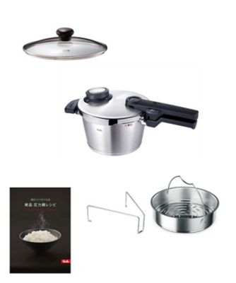圧力鍋 コンフォートプラス ガラス蓋 レシピブック 蒸し器 三脚セット 三越伊勢丹オンラインストア 公式