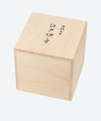 ロックグラス「水玉菊繋ぎ」　紫