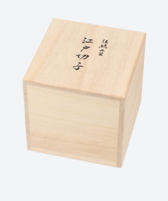 ロックグラス「水玉菊繋ぎ」　金赤