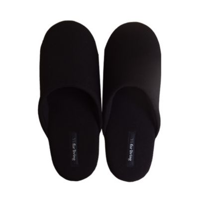 Y's for living/ワイズフォーリビング キャンバス スリッパ ブラック 靴【三越伊勢丹/公式】