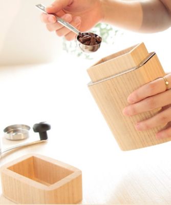 ＜NIIGATA 越品＞【越品】朝倉家具　桐コーヒーキャニスター