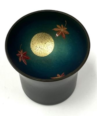 佐藤裕美 宙ｃｏｃｏｒｏおちょこ 春夏秋冬シリーズ２ 月ともみじ